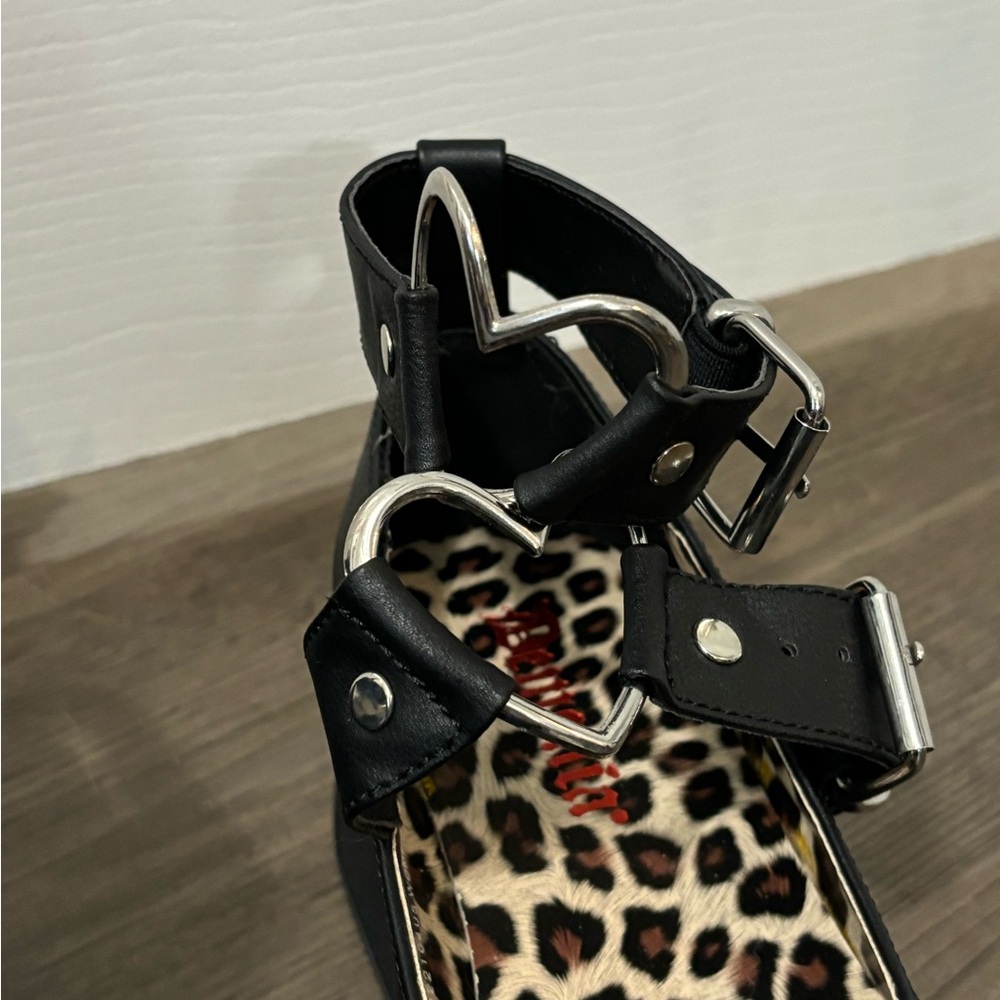 Demonia Sprite-02 Platform Heart Mary Janes - Picture 4 of 9